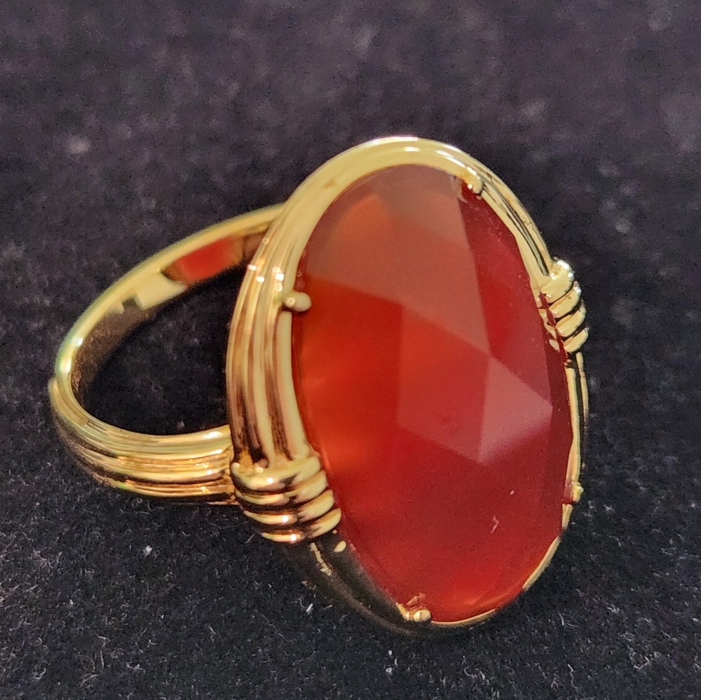 Four Beautiful Stone Rings In 925 Silver! All Size 11! Color Collection! - Picture 5 of 9